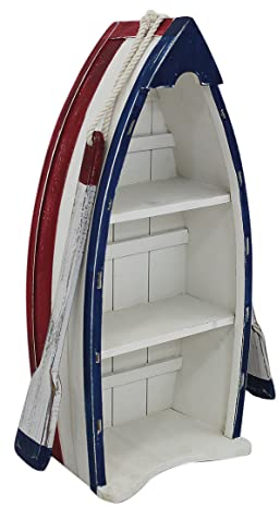 Sea-Club Boots-Regal Maritime Möbel Holz H=49cm