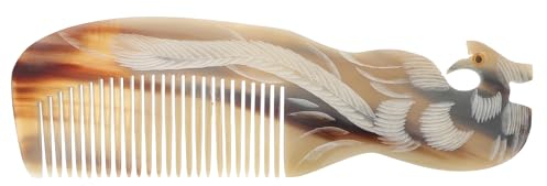 FRCOLOR 1stk Kamm Kopfhautmassagegerät Hornkämme Für Männer Zahnkämme Werkzeuge Für Männer Geschenk Kämme Für Frauen Zahn Kämme Knochenkämme Für Haare Ohne Griff Bilden Hörner Mann
