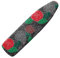 Jeiento Bügelbrettbezug im Retro-Rosen-Design, Vintage-Blumenmuster, Polyester, Klettverschlüsse, wärmereflektierend, scheuerbeständig, 38,1 x 137,2 cm