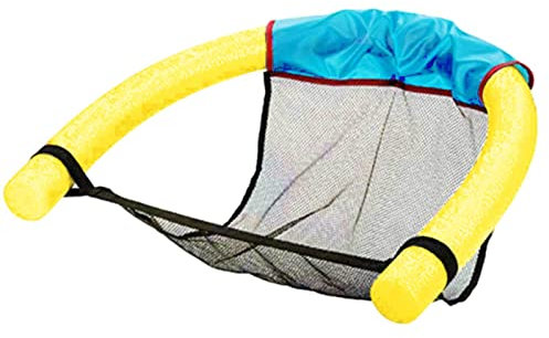 Joyivike Wassersitz Pool Schwimmstuhl, Schwimm Pool Nudel Schwimmbad Sitze Für Kinder Erwachsen, Schwimmnudel Mit Netz, Mesh Noodle Sling Lounge, Schwimmende Spielzeugausrüstung