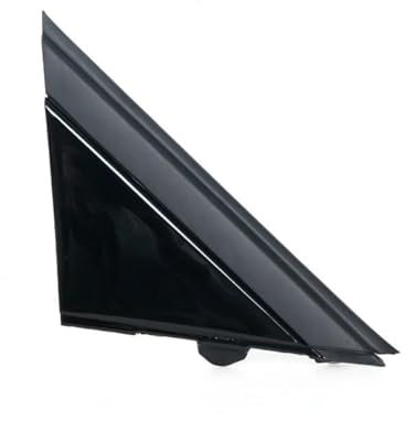 Für FIAT 500 2012-2019 Zierleiste Türspiegel Dreieck Platte Abdeckung Flagge Frontfenster A-Säule Dreieck 1SH17KX7AA 1SH16KX7AA Rückspiegelgehäuse (Color : 2, Größe : rechte Seite)
