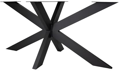 HORST Spider Tischgestell aus Metall (B 78 x H 71 x L 150 cm) – Belastbare Tischbeine aus rostfreiem Rundstahl (12 mm), inklusive Schrauben, Füße & Bodenschutz