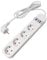 LED ATOMANT Regleta Inteligente WiFi USB, Enchufe Multiple Alargador con 4 Tomas, 2 Puertos USB y 1 Tipo C, Regleta WiFi con Interruptor, Smart Life y Tuya, Compatible con Alexa y Google Home