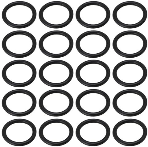 SG Store 100 Stück O-Ringe Nitrilkautschuk 8 Mm Außendurchmesser 6 Mm Innendurchmesser 1 Mm Breite Metrische Dichtung Gummischeiben Abstandshalter für Schläuche Wasserhähne Auto-Sanitäranlagen