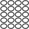 SG Store 100 Stück O-Ringe Nitrilkautschuk 8 Mm Außendurchmesser 6 Mm Innendurchmesser 1 Mm Breite Metrische Dichtung Gummischeiben Abstandshalter für Schläuche Wasserhähne Auto-Sanitäranlagen