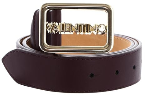 Valentino Around Plaque Buckle Belt W85 Vino/Oro - kürzbar