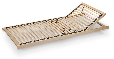 Generisch Lattenrost 90x200cm fertig montiert Kopfteil verstellbar Härte-Regulierung zum Klappen Made in Germany direkt vom Hersteller
