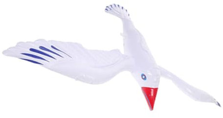 ibasenice Strand Aufblasbare Ballon Aufblasbare Möwe Spielzeug Blow Up Möwe Aufblasbare Möwe Vogel Fliegende Möwen Aufblasbare Spielzeug Möwe Bläst Aufblasbare Möwe Ornamente Pvc