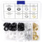 YIXISI 140 Piezas 10.2x15x1/2 mm Arandelas para Bisagras de Puertas, Anillos de para Bisagras de Puerta, Arandela Bisagra Puerta Habitación, para Bisagras de Puertas