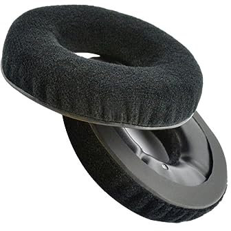 KONTONTY Comfort Velour Replacement Ear Pads for Hd25-1 Ii Hd25 Hd25sp 25sp-ii Headphones Soft Cushions for Enhanced Noise Isolation Black