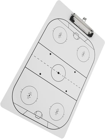 LOORGVEL Eishockey Taktikboard Für Trainer Doppelseitige Abwischbare Und Tragbare Whiteboard-lösung Für Effektive Spielstrategien Und Teamkoordination Für Spiele Und Training