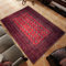 KTYUTJDH Teppiche Quadratisch,Geometrische Vintage-Designs, e Wohndekor- rot, quadratisch, 140 x 140 cm Waschbarer Kurzflor Teppich Wohnzimmer Schlafzimmer Sofa, Büro Schreibtisch und Stuhl,