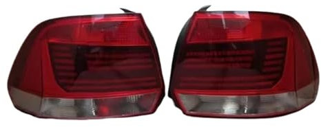 JCVXOELT Hinten Rückleuchten Shell Umkehr Bremse Lampenschirm Kompatibel for VW Polo Limousine 2015-2022 1 Paar Ohne Birne