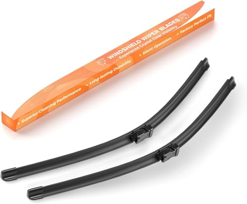 GEARMONSTER Scheibenwischer Wischerblätter Vorne Set, Scheibenwischerblätter Satz für Frontscheibe, Autoscheibenwischer Vorne Auto Zubehör für Ford Transit Custom 2012-2021, 760/708mm