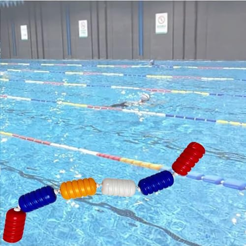 Schwimmbad sicherheitsseil Pool-Sicherheitsseil Mit Schwimmkörpern, Schwimmende Pool-Sicherheitstrennleine Für Innen- Und Außenpools, Schwimmseil-Schwimmer Zur Pool(L 30 FT)
