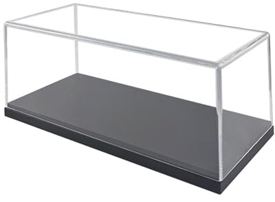 Milageto Transparente Acryl-Modellauto-Vitrine/Aufbewahrungsbox 1/32 Sacle, Mehrzweck, stapelbar, transparent, für Sammlerstücke aus Druckguss