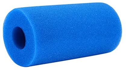 Aumotop Poolfilter-Schaumstoff-Kartuschenschwamm, Leicht zu Reinigen für Typ A Schwimmbadfilter, Geeignet für Poolreiniger, Blau, 10 cm X 20 cm