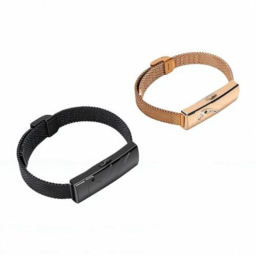 YUEHISY Intelligentes Armband für Paare, Fitness-Tracker-Band, 170 Sportarten, IPX8 Wasserdicht, 30-Tage-, Magnetische Aufladung, Strass für Ihn und Ihre Reise