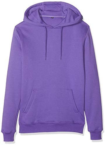Build Your Brand BY011-Heavy Hoody Sudadera con Capucha Hombre, Morado (Ultraviolet), XL