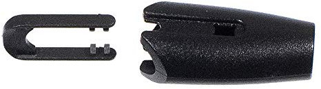 West Coast Paracord Black Plastic Rope Clamps - Multiple Diameter and Pack Sizes - Great for Creating Leads, Lines, Lunge Lines, Cross Ties, and More