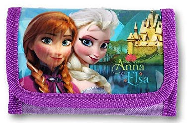 Portefeuille 3 volets La Reine des Neiges avec Anna et Elsa