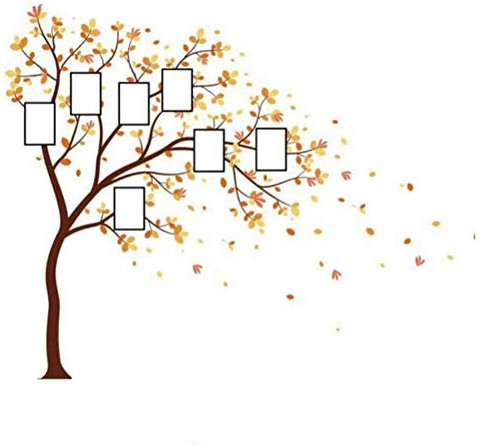 Aeromdale Kreative Wandaufkleber Sitzgruppe Wohnzimmer Schlafzimmer TV Hintergrund Wanddekoration Foto Baum Wandaufkleber