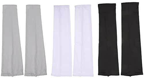 VOSAREA 3 Paare Armlinge Radsport Damen Herren Sommer Outdoor Armstulpen Kühlung Arm Sleeves Uv Schutz ärmel Unisex für Wandern Golf Basketball Fahren Fußball Sport