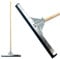18 Floor Squeegee with 120cm Squeegee Long Handle, Floor Wiper with 2-Layer Foam Blade, Outdoor/Indoor Wet Room Floor Squeegee Heavy Duty, Ideal Squeegee Mop for Home