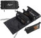Pliable Trousse de Toilette Voyage, Sacs à Cosmétiques Suspendre Détachables 4 en 1, Trousse Maquillage, Sac à Cosmétiques Séparable pour Homme et Femme | Noir
