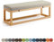 Lsjoaw Bankauflage Bankkissen Sitzauflage Sitzkissen Bank 150X40X5CM Stuhlkissen Bankpolster Schaukel mit abnehmbarem Bezug für Fensterbank Outdoor Gartenmöbel Terrasse Drinnen Sitz,Light Grey