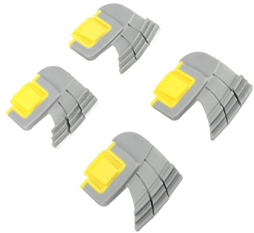 Haofy 4 Cepillos de Fregado Ciclónicos, Piezas de Repuesto de Cepillo Ciclónico de Goma de Plástico para Limpiador Zodiac MX8 Mx6 R0714400 Reemplazo de Cepillo de Fregado para Limpiador