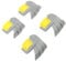 Haofy 4pcs Brosses de Récurage Cycloniques, Pièces de Rechange de Brosse Cyclonique en Caoutchouc Plastique pour Nettoyeur MX8 Mx6 R0714400 Remplacement de Brosse de Récurage