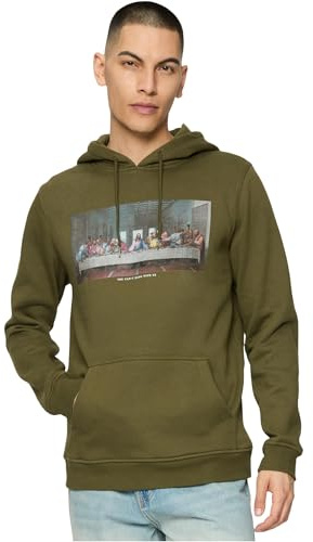 Mister Tee Herren Kapuzenpullover Can't Hang with Us Hoody Olive S
