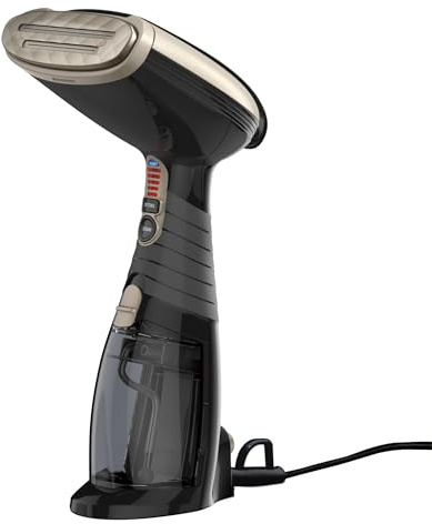 Conair Handheld Garment Steamer for Clothes, Turbo ExtremeSteam 1875W Fabric Steamer, Portable Handheld Design, Strong Penetrating Steam, Amazon Exclusive, Black