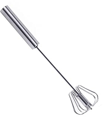 for Cooking Semi-automatic Mixer Egg Beater Manual Self Turning Stainless Steel Whisk Hand Blender Egg Cream Stirring Kitchen Tools Agitator