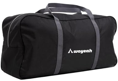 Amagogo Zelt-Aufbewahrungstasche, Outdoor-Reise-Seesack, Tragetasche, robuste Organizer-Tasche, Camping-Ausrüstung, Aufbewahrungstasche für Reisen, Schwarz, l