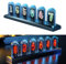LED Nixie Uhr,Digital Tube Clock,Farbe Einstellbar Kreative Nixie Röhren Uhr mit Kalender Timer Funktion,Glühuhr mit USB Typ C,DIY Customized Photo Display,für Liebhaber Freund Weihnachten Geburtstag
