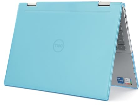 mCover Funda solo compatible con laptop Dell Inspiron 7430/7435 / 7440/7445 2 en 1 2023 ~ 2024 de 14 pulgadas (no es compatible con ningún otro modelo Dell), color aguamarina