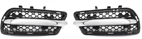 OKAYOK Vorne Stoßstange Nebelscheinwerfer Grill für Ben-z W212 AMG 2010-2013 2128851753 2128852174, Auto Nebelscheinwerfer Abdeckung Nebelscheinwerfer Blenden Rahmen Nebelscheinwerfer Gitter