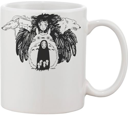 Beautiful Creatures from Animation Ceramic Mug White