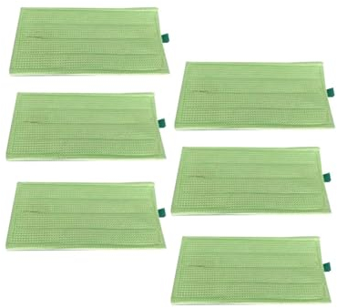 ewgrkba 6 Pezzi di Panno for mop Compatibile con Vorwerk Kobold SP600 MF600 aspirapolvere Pezzi di Ricambio Accessori Wet & Dry Lavabile mop Pad