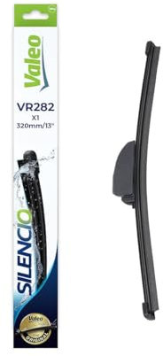 VALEO Silencio Wiper - VR282 - High Performance, Superior 360 Degrees Visibility, Easy Installation Original Flat Blade 320mm - Rear - 1 Wiper Blade - 574600