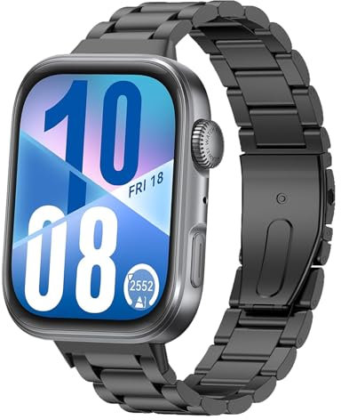 KoGiio Armband Kompatibel mit Huawei Watch Fit 4 PRO/Huawei Watch Fit 4/Huawei Watch Fit 3 ,Wechseln Edelstahl metall Herren Damen Uhrenarmband