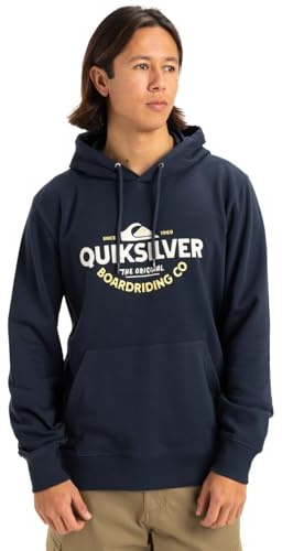 Quiksilver - Typed Out Hoodie Pullover aus Fleece - Mann