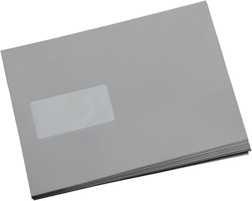10 St. B5 Versandtaschen weiß 176 x 250 mm HK mit Fenster Briefumschlag haftklebend Kuvert