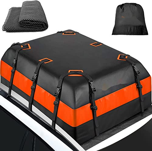ZDHXZYQ Auto Dachbox Taschen für FIAT UNO Furgao Van 500L 500X Idea Tipo 124 Spider 500 TIPO, Wasserdicht Faltbare Dachkoffer, Sonnenschutz und staubdichtes,mit Anti-Rutsch-Matte.