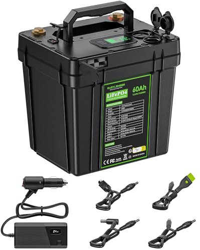 EASYLONGER CPAP Akku für Camping 768Wh Akku für CPAP Gerät CPAP Powerstation 12V 24V CPAP Netzteil für Resmed Airsense 11/ Airsense 10/ S9/ AirMini/Aircurve 10/ Philips DreamStation