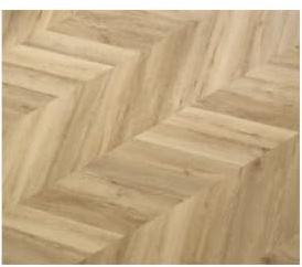 Klick Vinylboden Afirmax Eiche Tucson 4,5 mm, Vinylboden in Fischgrätoptik, 0,3 mm Nutzschicht, pflegeleichter Designboden in warmer Eichenfarbe, 1,44 m² pro Paket