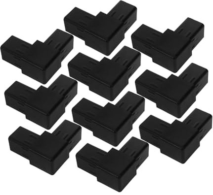 BUGUUYO 10 Pezzi 25x25mm Raccordi Per Tubi Quadrati Resistenti E Stabili Per Applicazioni