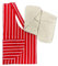 Avern Cleaning Supplies Chefs Cooking Apron & Oven gloves 100% Cotton for women men Cotton Baking School college Restaurants kitchen cooks Bistro Professional Red Stripped (Red Apron + Oven Gloves)